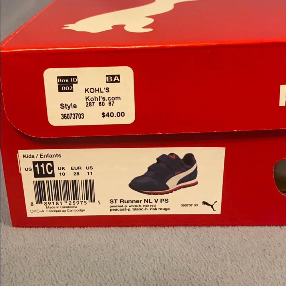 PUMA ST Runner NL V Preschool Boys' Shoes - Picture 5 of 5